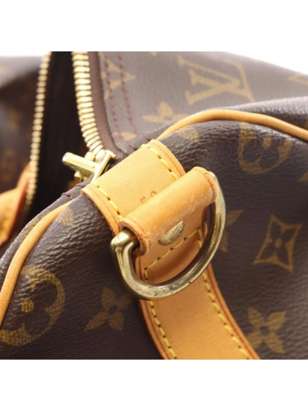 Louis Vuitton Boston Bag Keepall Bandouliere 50 Monogram 2-Way Canvas Leather
